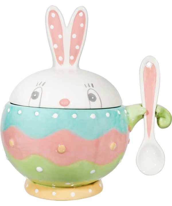 Easter Dottie Bowl with Spoon & Yellow Base Discount Amazon