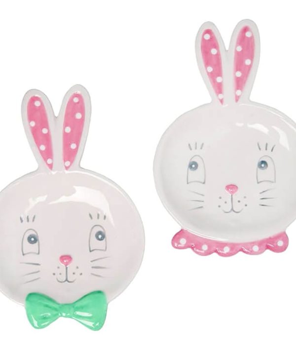 Easter Dottie Spoon Rests Plates Set/2 100% Original Cheap Pice