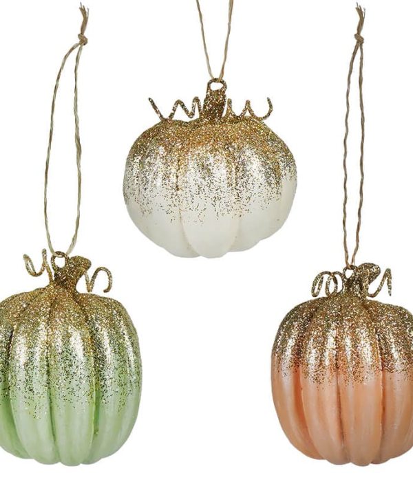 Elegant Colorful Pumpkin Ornaments Set/3 New Styles Cheap Pice