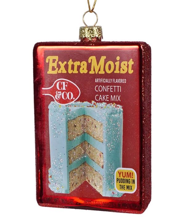 Extra Moist Confetti Cake MIx Ornament Outlet Genuine