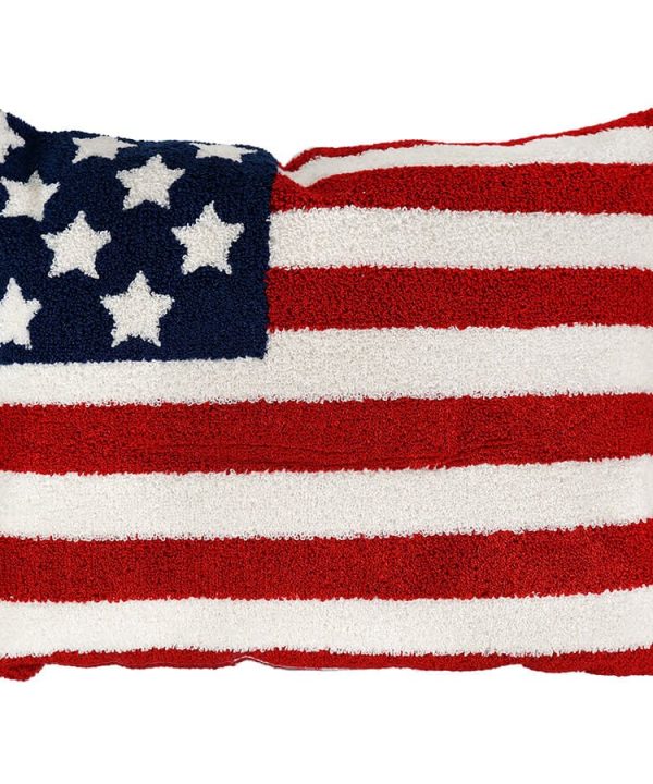 Fabric Americana Flag Pillow Outlet 2025 New