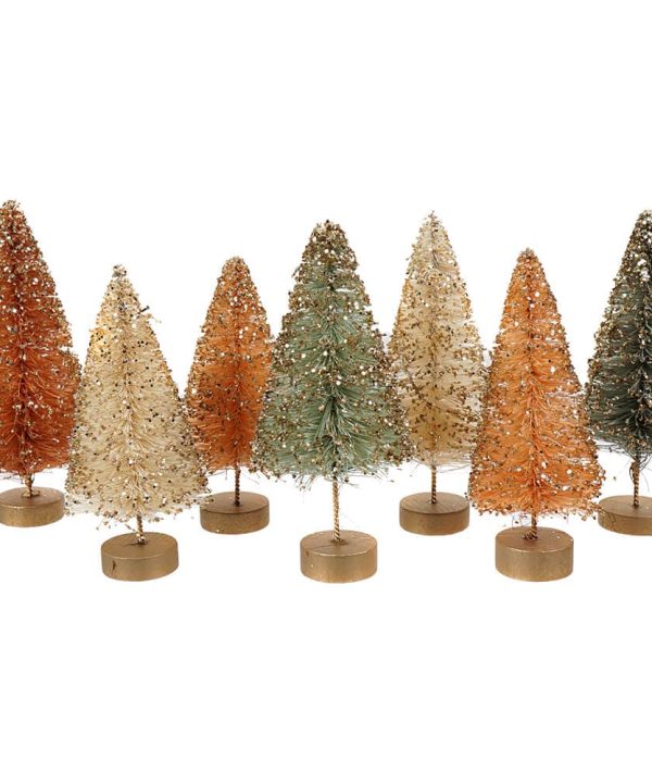 Fall In Love Mini Bottle Brush Trees Set/7 Buy Cheap 100% Guaranteed