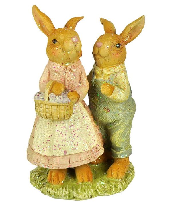 Farm Rabbit Couple Figure Discount Best Store To Get