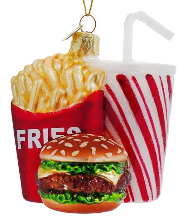 Fast Food Combo Ornament Outlet Brand New Unisex