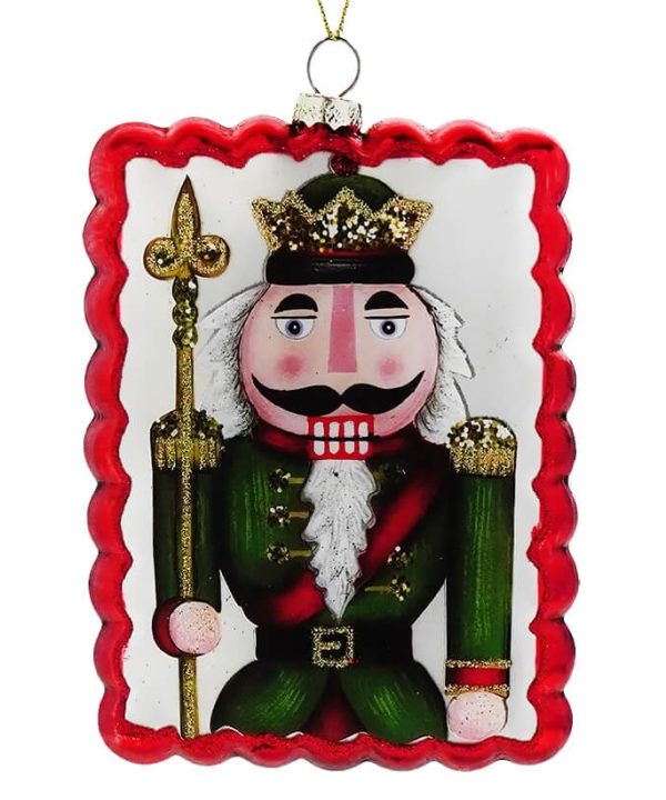Flat Green Nutcracker Ornament Clearance 2025 Unisex