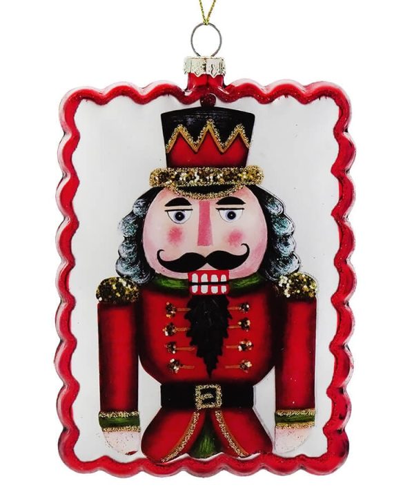 Flat Red Nutcracker Ornament Outlet 100% Authentic
