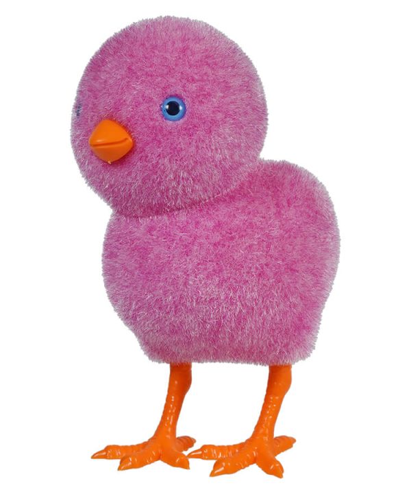 Flocked Hot Pink Chick Pay With Visa Cheap Pice