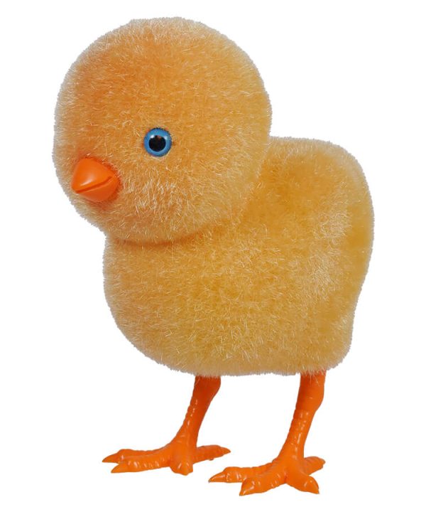 Flocked Yellow Chick Ebay Cheap Pice