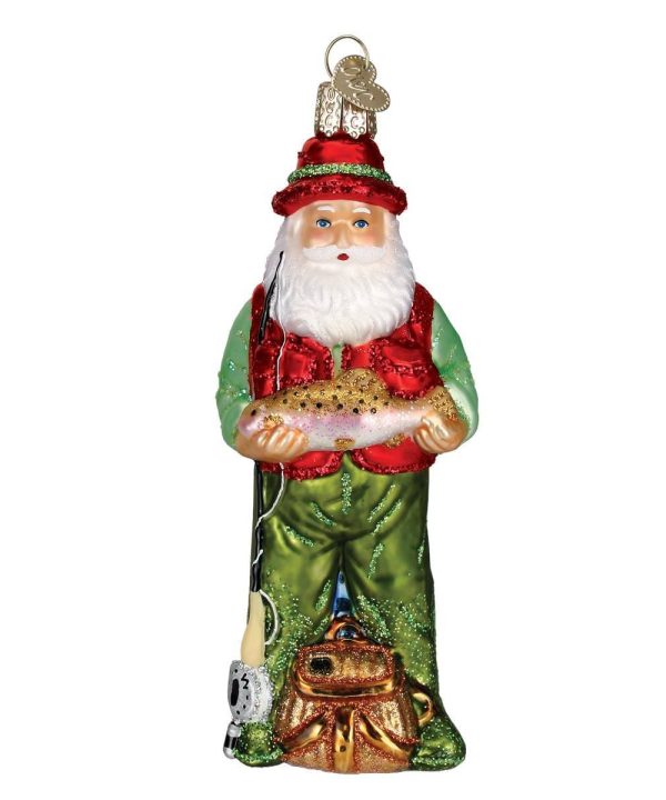 Fly Fishing Santa Ornament Nicekicks Cheap Pice