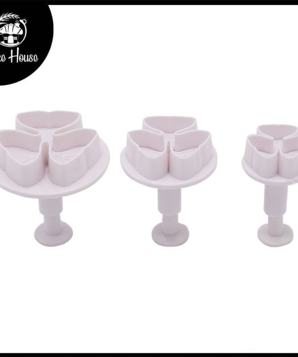 3 Petal Leaf Fondant Plunger Cutter 3Pcs Set Quality Free Shipping Low Pice