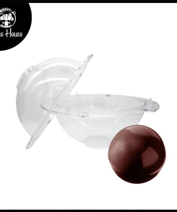 Ball Shape Acrylic Chocolate Mold Large Size 2Pcs Set Enjoy Online