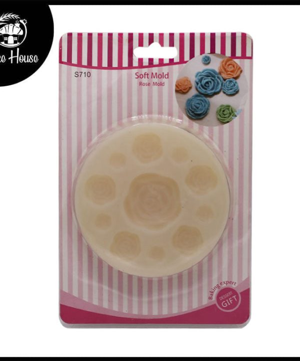 Big And Small Rose Shape Silicone Fondant & Chocolate Mold 11 Cavity Buy Cheap 2025 Newest