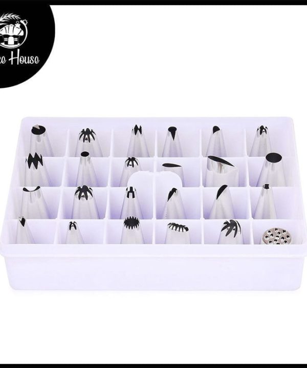24Pcs Icing Nozzle Set Stainless Steel With Plastic Box Recommend Online