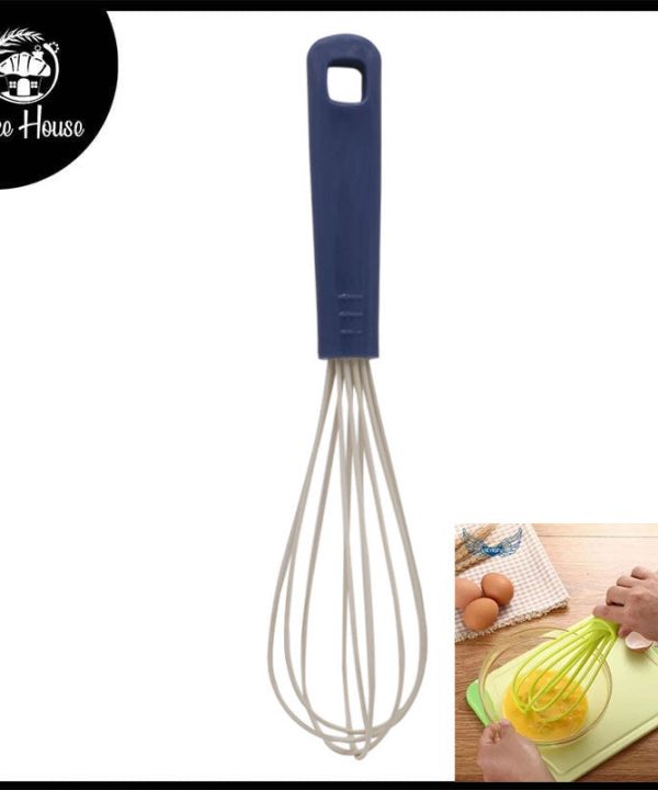 ATIOS Silicone Whisk With Plastic Handle 10.5 Inch Purchase Sale Online