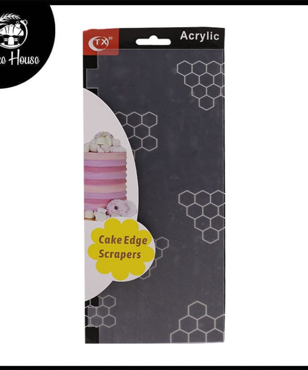 Acrylic Single Side, Cake Edges Decorating Comb Design 06 Sale Deals