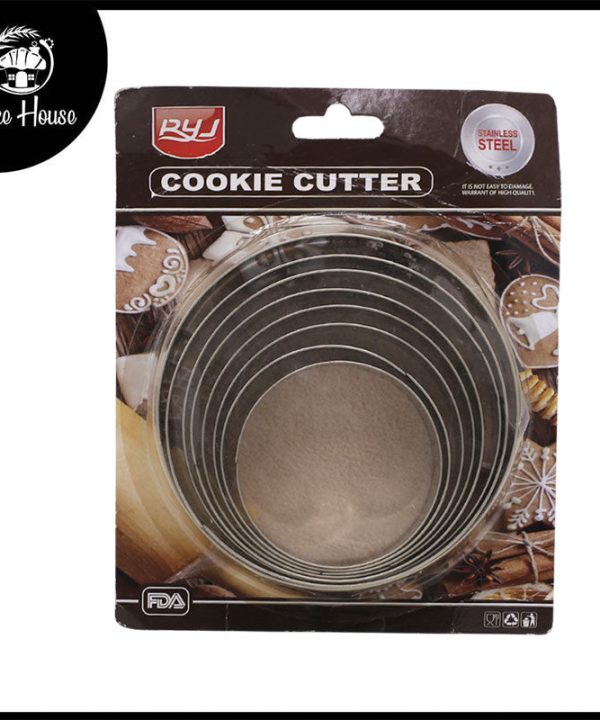 8Pcs Set Round Cookie & Fondant Cutter Stainless Steel Factory Outlet Cheap Online