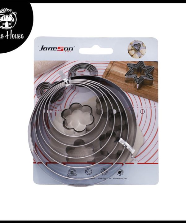 6Pcs Set Round Cookie And Fondant Cutter Stainless Steel Buy Cheap 2025 Unisex