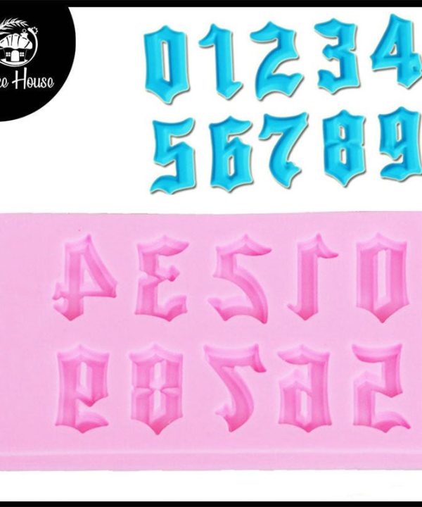 0 To 9 Numbers Silicone Fondant & Chocolate Mold Quality Original