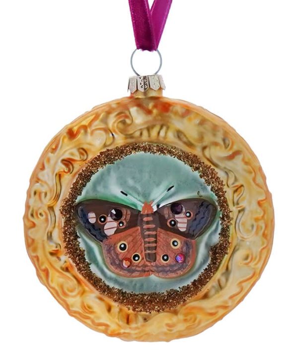 Framed Buckeye Butterfly Ornament Clearance Pre Order