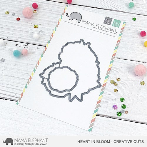 Mama Elephant HEART IN BLOOM - CREATIVE CUTS With Credit Card Cheap Online