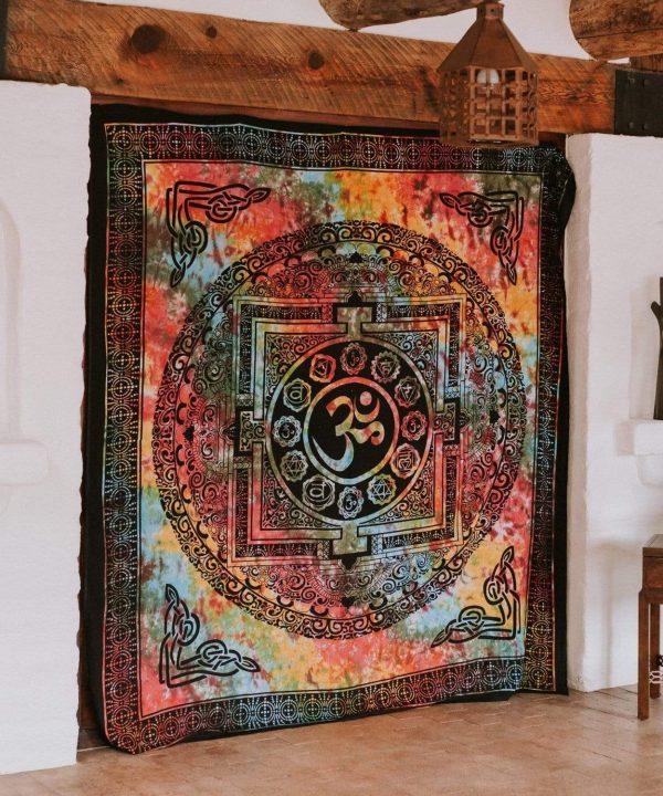 Om Mandala Tapestry In China