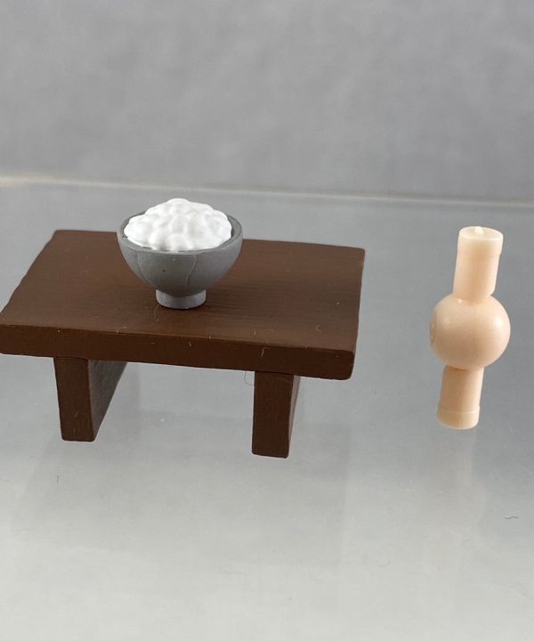 20 -Binchou-tan's Table with Bowl of Rice Sast