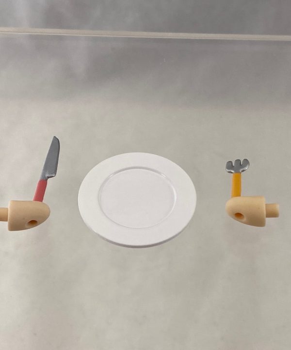 83 -Churuya-San's Place Setting with Chibi Hands (Fork, Knife, Plate) Perfect Sale Online