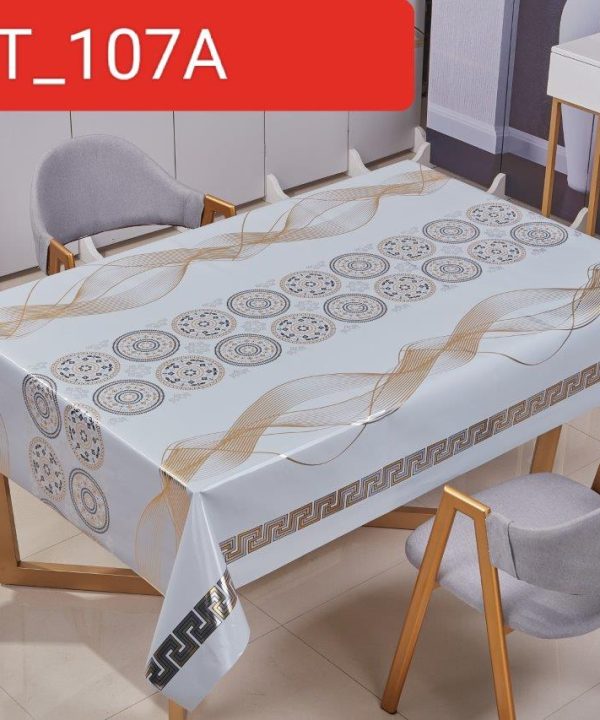 Premium Abstract Design PVC Table Cloth Table Cover Protector 1.37*20 m Cheap Sale Sale