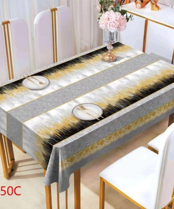 Premium Abstract Design PVC Table Cloth Table Cover Protector 1.37*20 m Best Wholesale
