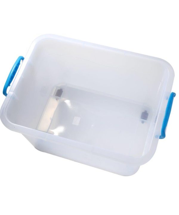 Multipurpose Plastic Stackable Storage Container Bins With Wheels 42.5*29*24 cm Low Cost Online