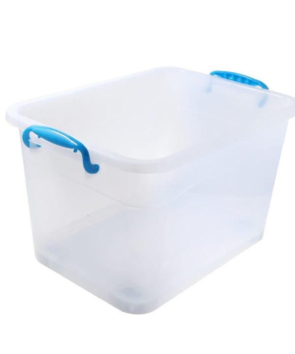 Multipurpose Plastic Stackable Storage Container Bins With Wheels 38*26*21 cm Free Shipping Discounts