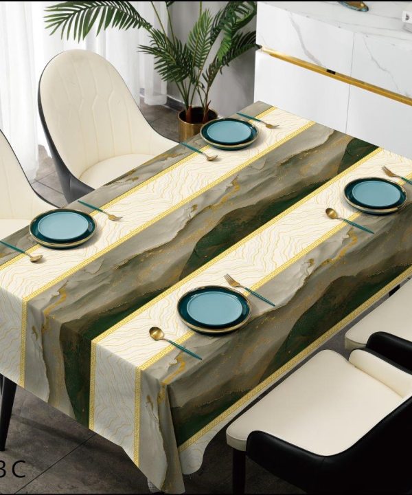 Premium Abstract Design PVC Table Cloth Table Cover Protector 1.37*20 m Manchester Sale Online