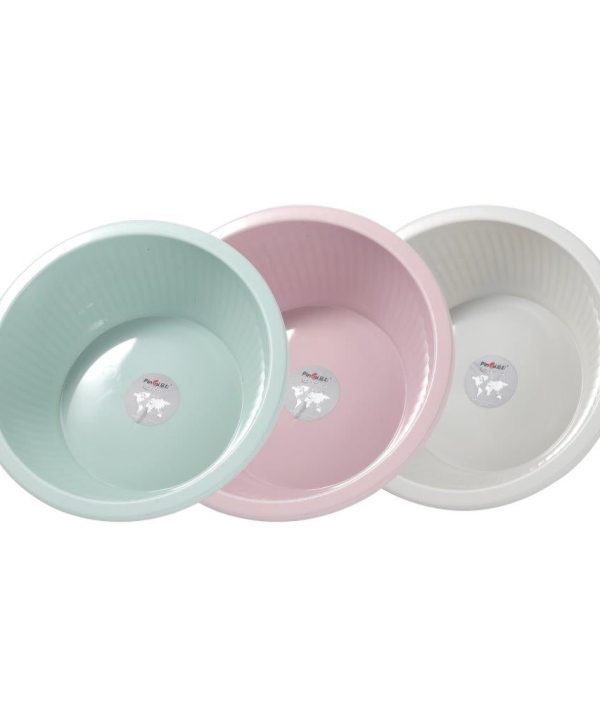 Multipurpose Plastic Round Wash Basin Wash Tub Multi-color 32 cm Clearance 100% Original