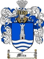 Mira Family Crest / Coat of Arms JPG or PDF Image Download Buy Cheap Best Sale