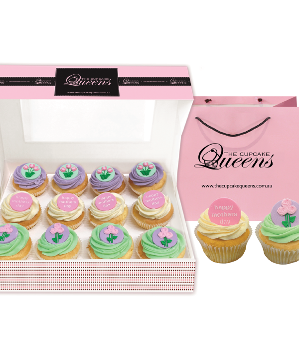 Mother's Day Regular Giftbox Cupcakes Discount Visit New