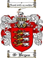 O'Bryen Family Crest / Coat of Arms JPG or PDF Image Download Wholesale Pice