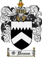 O'Drenan Family Crest / Coat of Arms JPG or PDF Image Download Lowest Pice