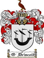 O'Driscoll Family Crest / Coat of Arms JPG or PDF Image Download Get Authentic Cheap Pice