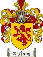 O'Feeley Family Crest / Coat of Arms JPG or PDF Image Download Cheap Buy
