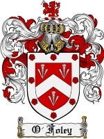 O'Foley Family Crest / Coat of Arms JPG or PDF Image Download Online Online For Sale