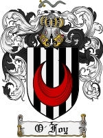 O'Foy Family Crest / Coat of Arms JPG or PDF Image Download Free Shipping Low Cost