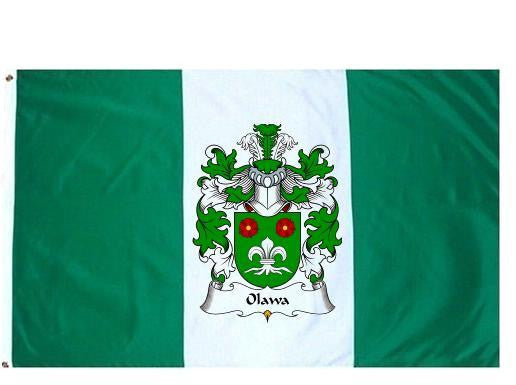 Olawa Coat of Arms Flag / Family Crest Flag Sale 2025 Unisex