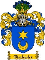 Olexiewicz Family Crest / Coat of Arms JPG or PDF Image Download Cheap Supply