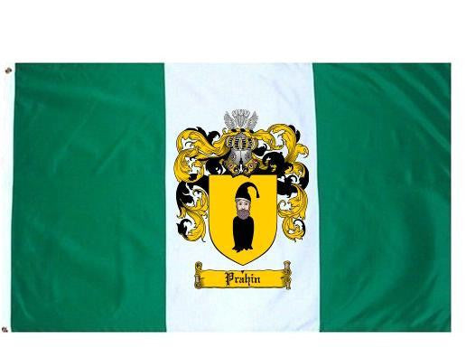 Prahin Coat of Arms Flag / Family Crest Flag Cheap Sale Marketable
