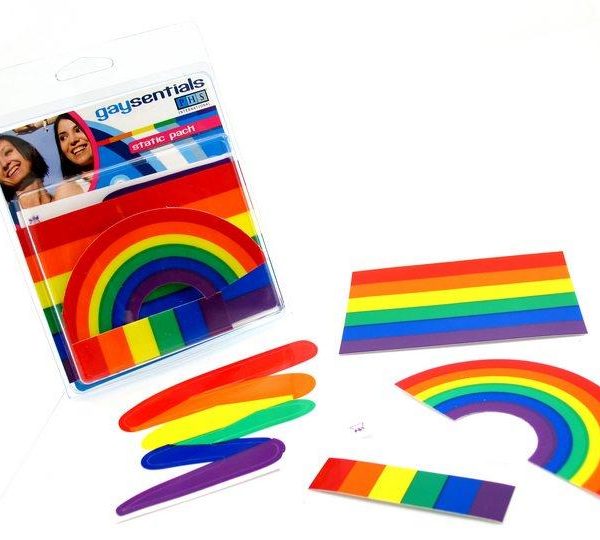 Rainbow Static Cling Pack Cheap Low Pice Fee Shipping
