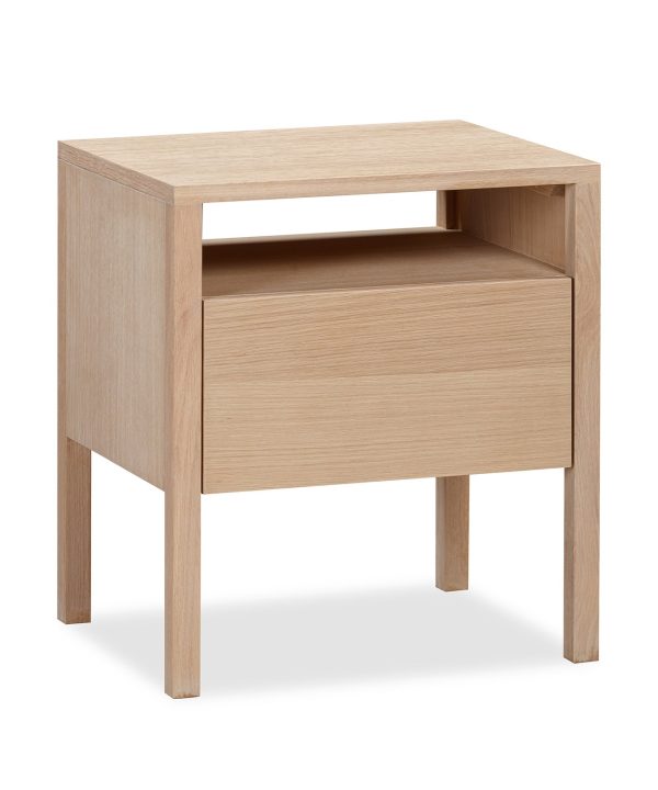 Reside Bedside Table - Oak Sale Official