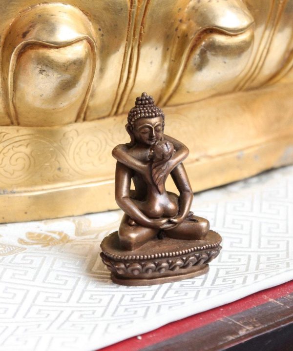 Small Copper Wrapped Buddha Shakti Statue Clearance Pick A Best