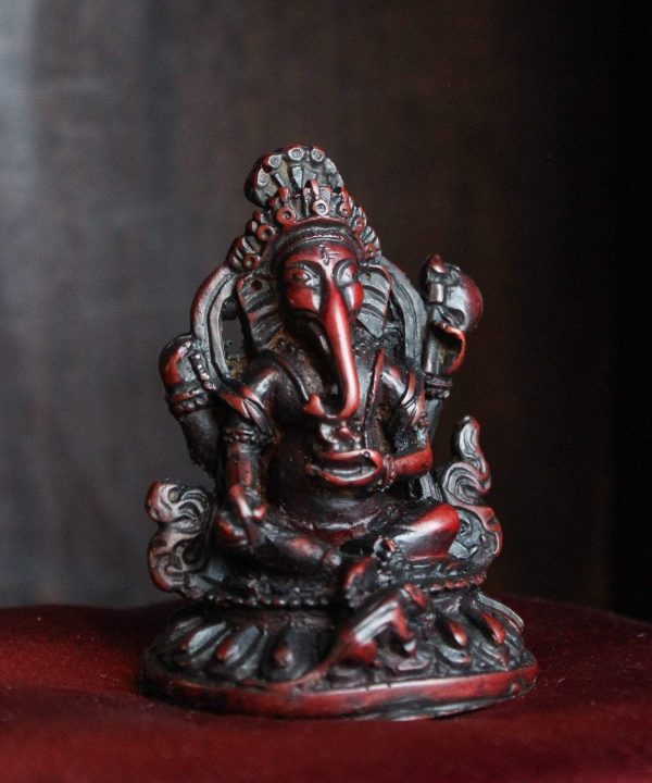 Small Ganesh Prosperity Statue Extremely For Sale