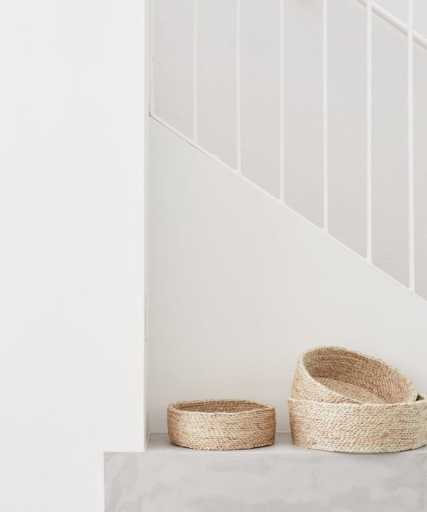 Trio of Round Baskets - Natural Pay With Visa Sale Online