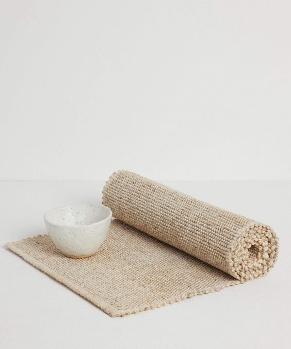 Malu Jute Table Runner - Bone Sale Ebay